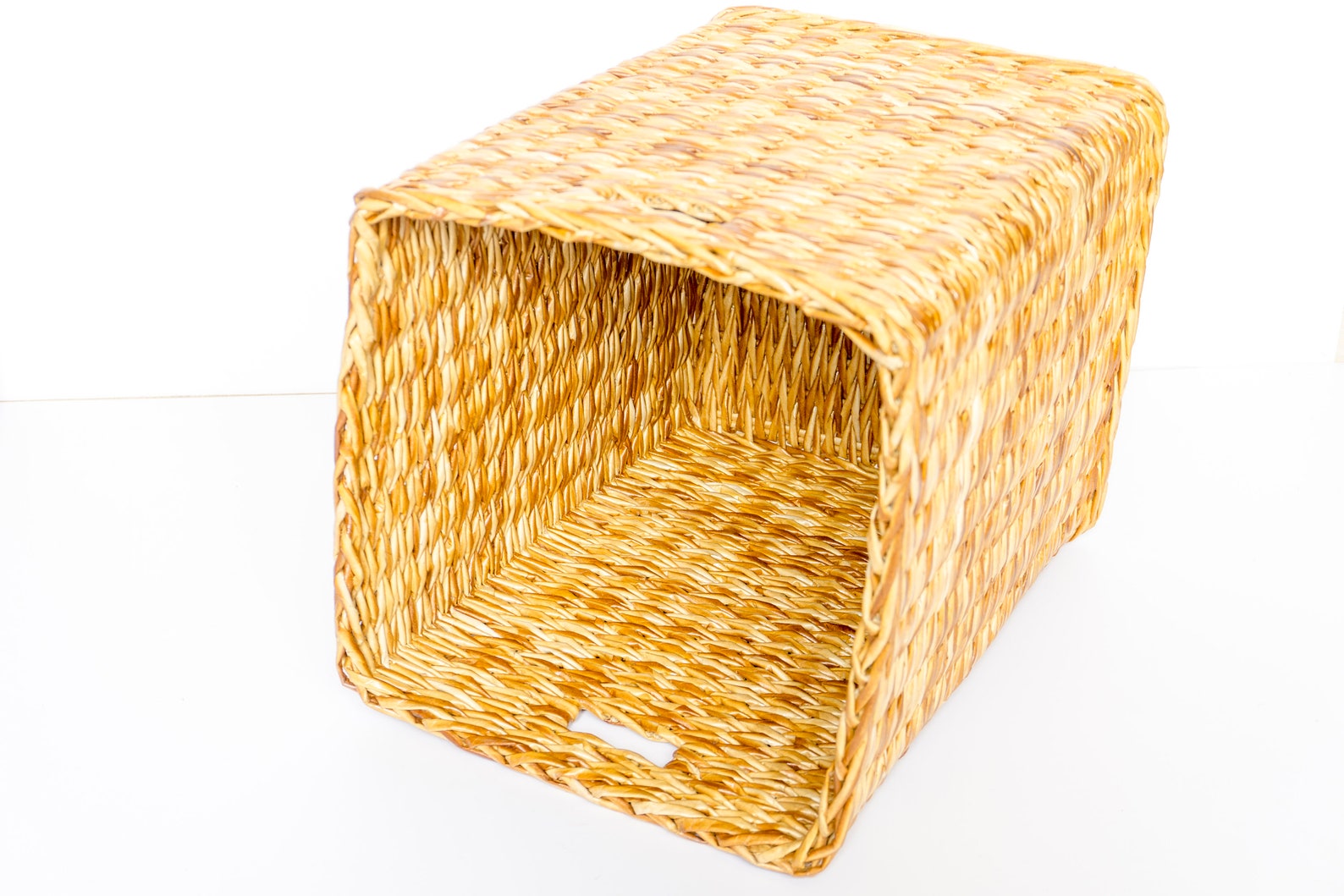 Tall Wicker Basket Woven Large Basket for Blanket & Pillows Etsy