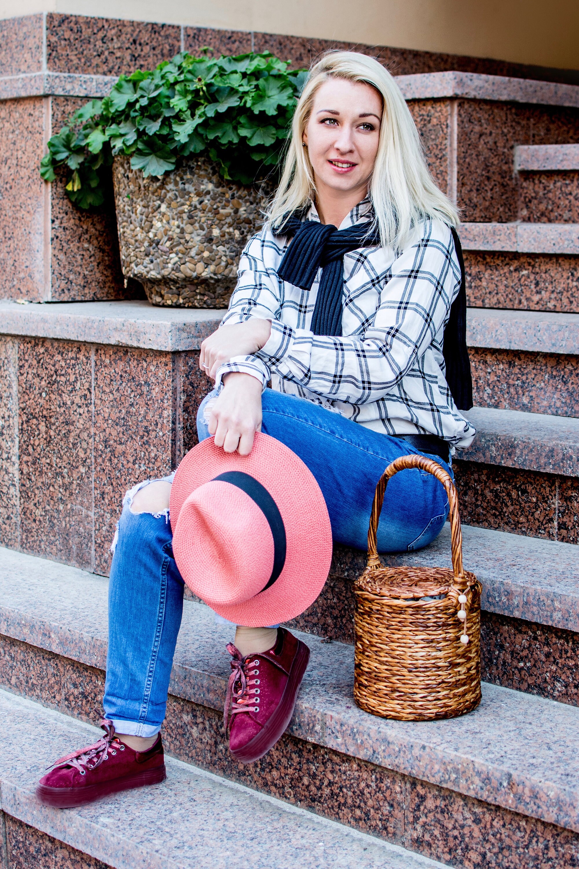 Wicker shopping handle basket purse with lid Jane Birkin Etsy