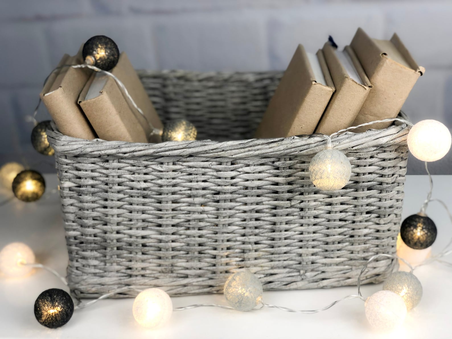 Large Wicker Storage Basket for Shelf Closet Organize With Etsy Ireland