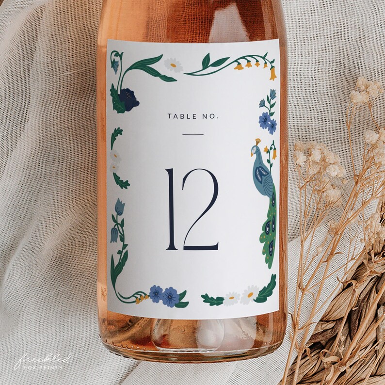Event Table Labels Art Deco Wine Table Labels for Weddings and Events, G2 - Etsy