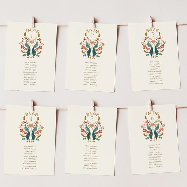 Gatsby Seating Chart Etsy