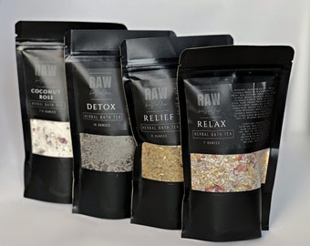 Natural Bath Tea | Bath Salts | Bath + Foot Soak |