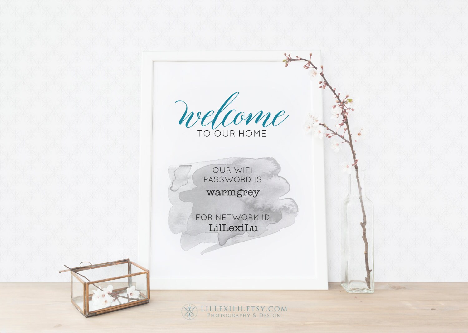 Wifi Password Sign Guest Room Sign Wifi Printable Be Our Etsy Wifi Password Sign Guest Room Sign Wifi Printable Be Our Etsy