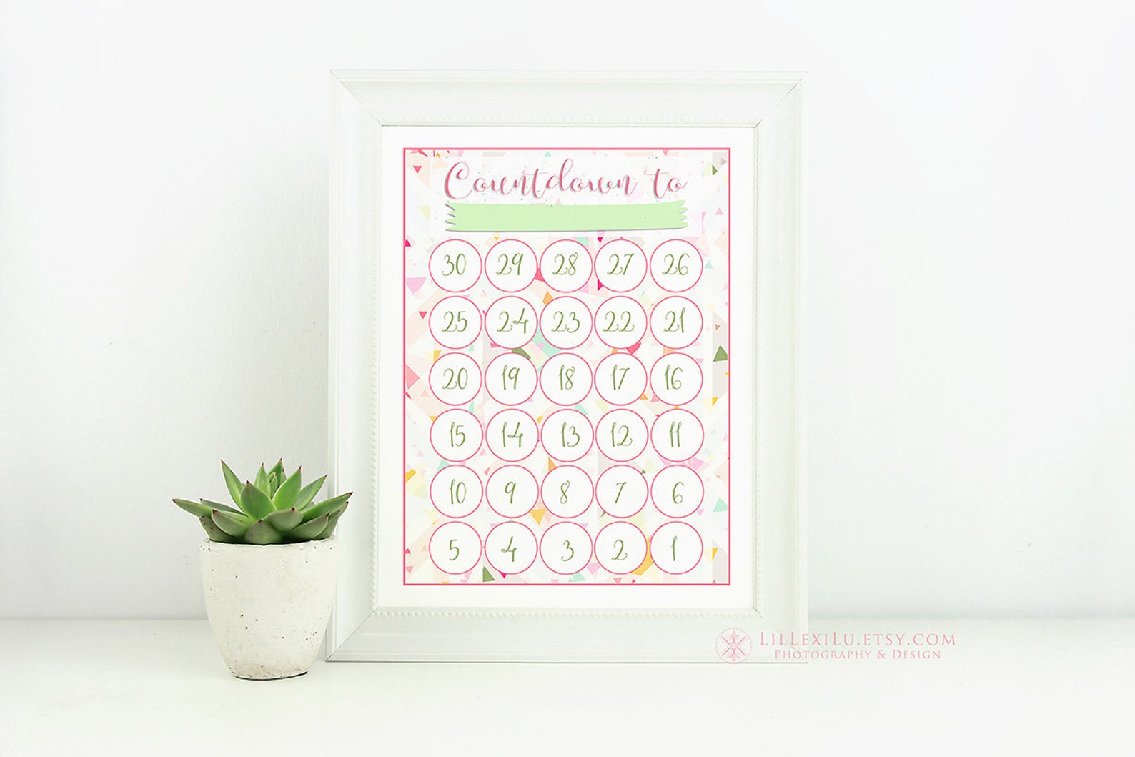 countdown calendar counting down the days count down date