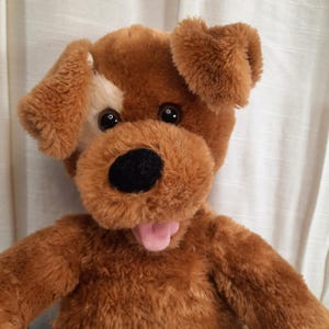 Build-A-Bear Workshop Vintage Brown Floppy Eared Puppy Dog Plush Stuffed Animal
