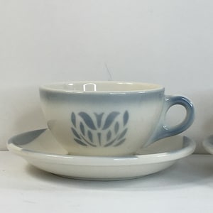 Syracuse China Cadet Pattern 2 Vintage Restaurant Style Cup & Saucer Sets