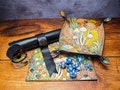 Mushroom Leather Dice Tray – Collapsible Rolling Tray for Tabletop Games & Storage
