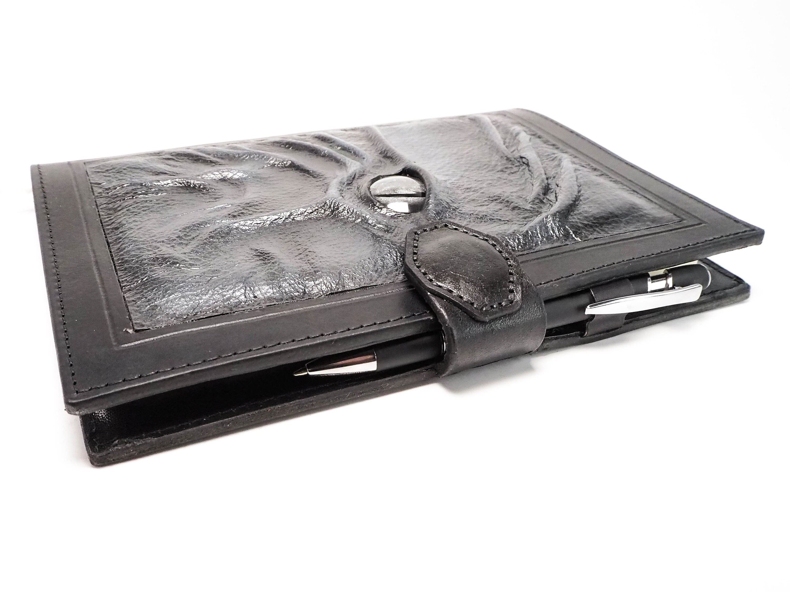 Leather Black Book Cover for Sketch Book / Note Books With Etsy UK