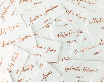 flat place cards etsy flat place cards