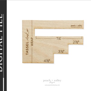 File di taglio laser per creatore di nappe fai da te, design di taglio laser per ghirlande di perline, progetto Glowforge per macchina per il taglio del legno, progetto Cricut per decorazioni fai da te SVG