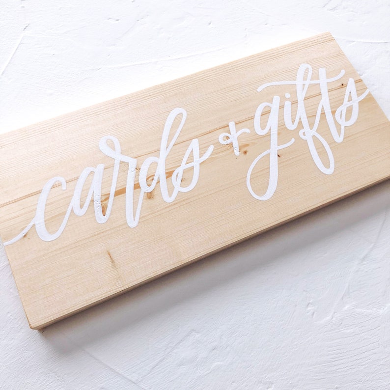 Wedding Gifts and Cards Sign Wooden Wedding Signs Cards and Gifts Wood Sign