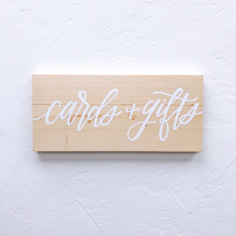 Wedding Gifts and Cards Sign Wooden Wedding Signs Cards and Gifts Wood Sign