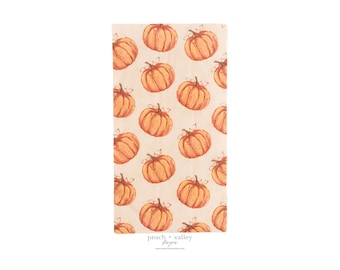 Servilleta de papel - Servilleta de invitado con patrón de calabaza para arte de decoupage, papel de decoupage de otoño para diario basura y scrapbooking