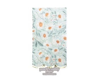Paper Napkin - Painted Flower Design Wedding Napkin, Flower Napkin Decoupage Paper for Junk Journal, Scrapbooking, & Decoupage Art
