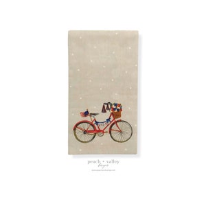Papieren servet - 4 juli USA Bike Guest Servet, Decoupage Papier voor Junk Journal, Scrapbooking en Decoupage Kunst