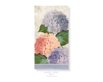 Papieren servet - Hortensia Bloemen Gast Servet, Decoupage Papier voor Junk Journal, Scrapbooking en Decoupage Kunst