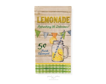 Papierserviette - Limonadenstand Gäste-Serviette, Decoupage Papier für Junk Journal, Scrapbooking & Decoupage Art