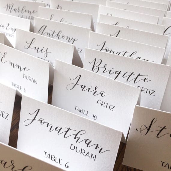 wedding place cards