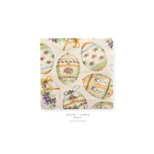 Tovagliolo di carta - Tovagliolo di Pasqua decorativo con uova di Pasqua, carta per decoupage per diario spazzatura, scrapbooking e arte del decoupage
