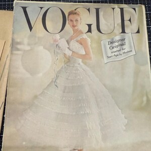 Vogue Braut Original Design Chantilly Kleid Schnittmuster # Größe 88 cm offen/ Fabrik falten/ ungeschnitten