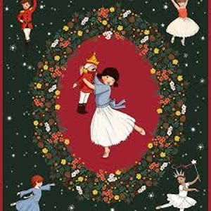 Nutcracker Christmas- Claira panel by Bella Boo for Michael Miller/ sold by the panel 24" by 44"