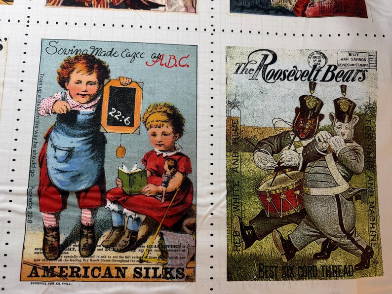 See America - Sewing Ads Patch Panel by J Wecker Frisch for Riley Blake ...