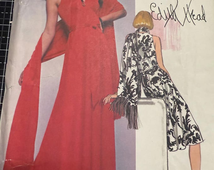 Vintage Original Advance American Designer Dress Sewing Pattern by ...