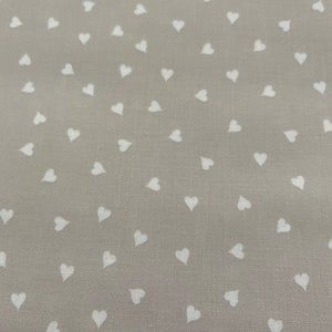 Be Mine - Valentines mini hearts on a gray background by J Wecker Frisch for Riley Blake Designs/ Cotton/Sold by the half yard