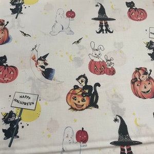 Fright Delight - Halloween Main on a white background by Lindsay Wilkes for Riley Blake Designs/ Cotton/ Sold by the half yard