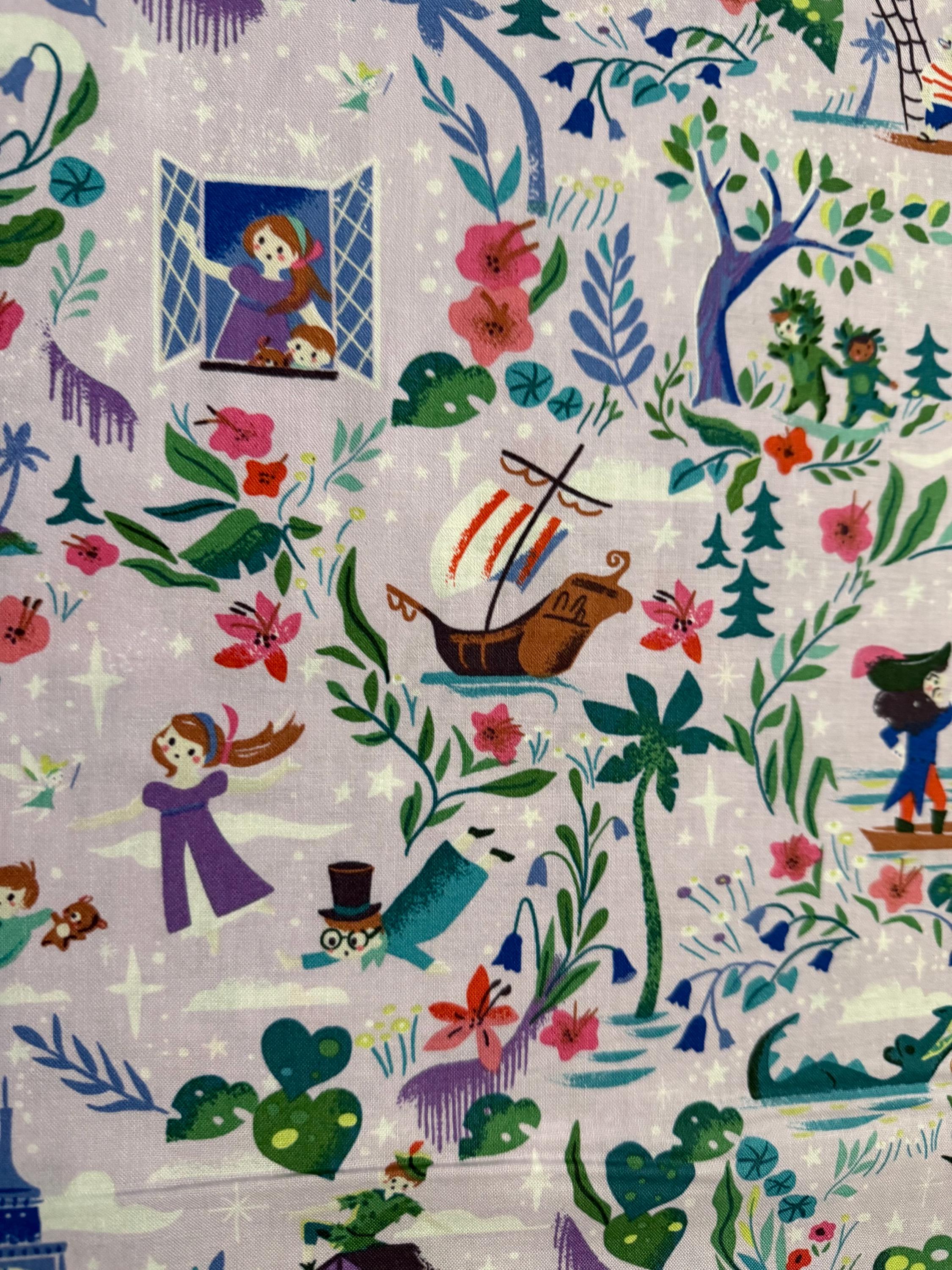 Forever Neverland- Main on Princess Pink Background by Jill Howarth for ...