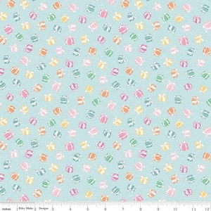 Perfect Party -Presents on a blue background by Cottage Mama for Penny Rose Fabrics/ Cotton/Sold by the half yard