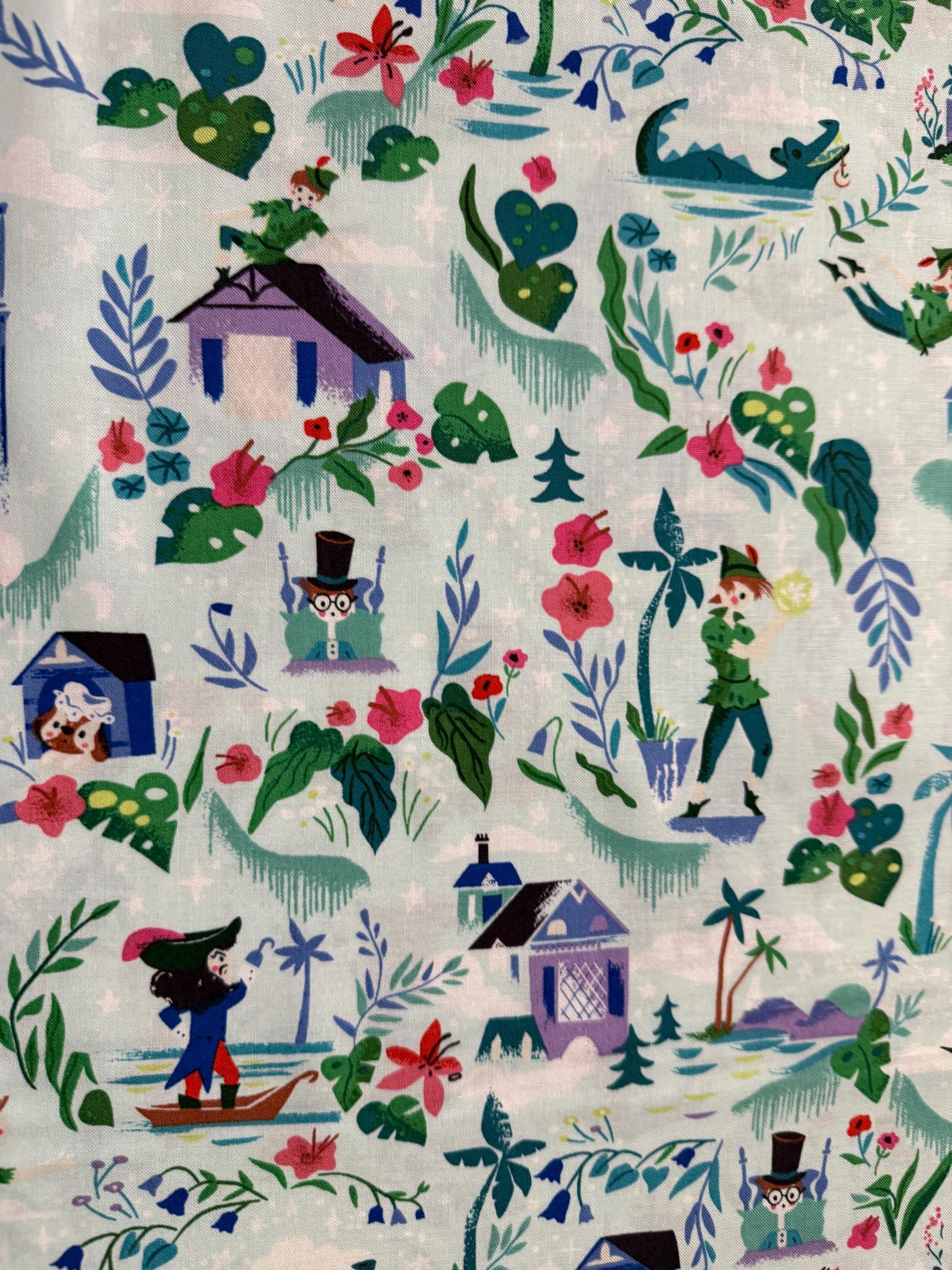 Forever Neverland- Main on Mist Background by Jill Howarth for Riley ...