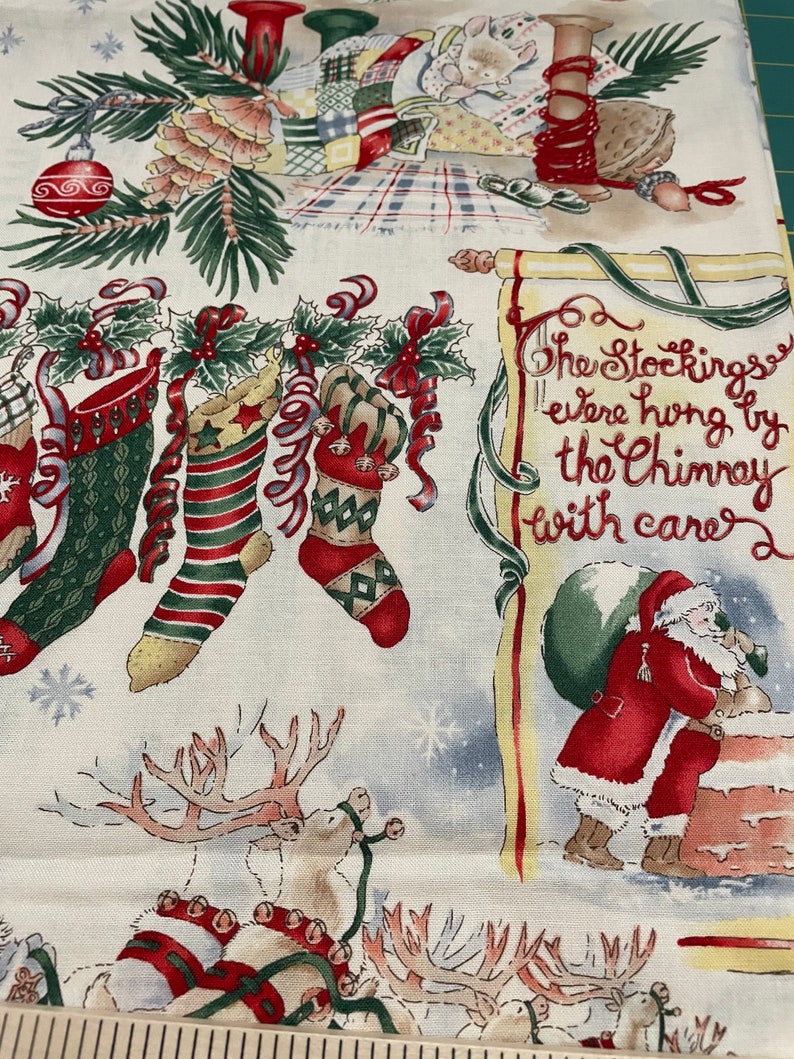 Twas the Night Before Christmas Fabric by Alexander Henry From - Etsy