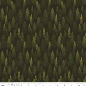 Pine Cove - Trees on green by Riley Blake Designs/ Cotton/ Sold by the half yard