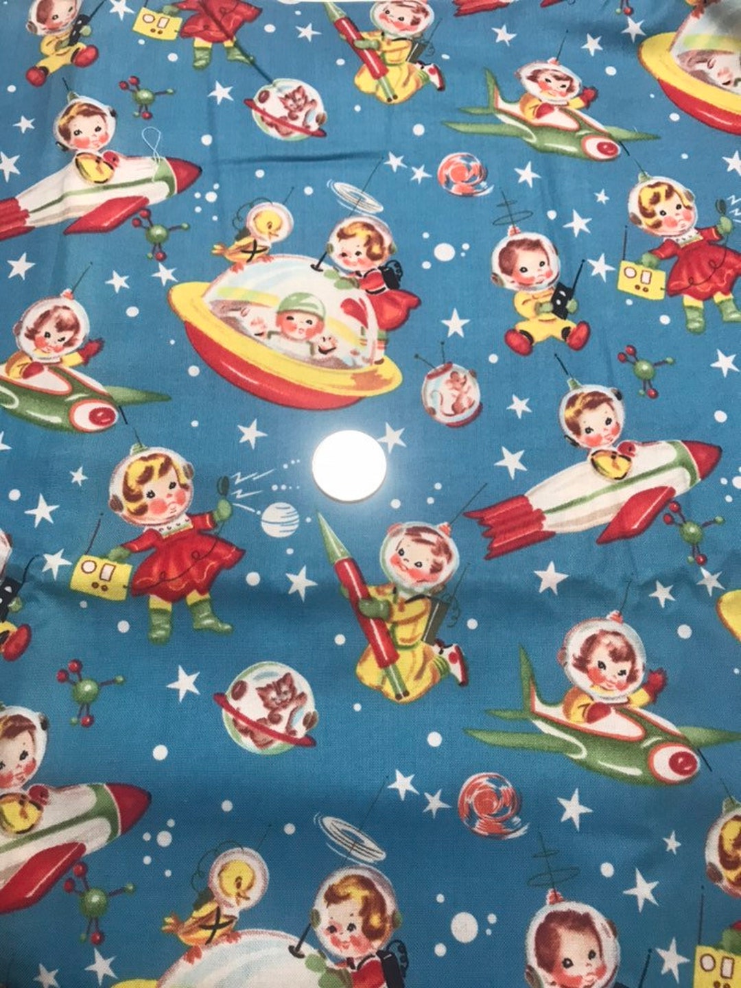 Retro Rocket Rascals by Michael Miller OOP Sold by the Half Yard ...