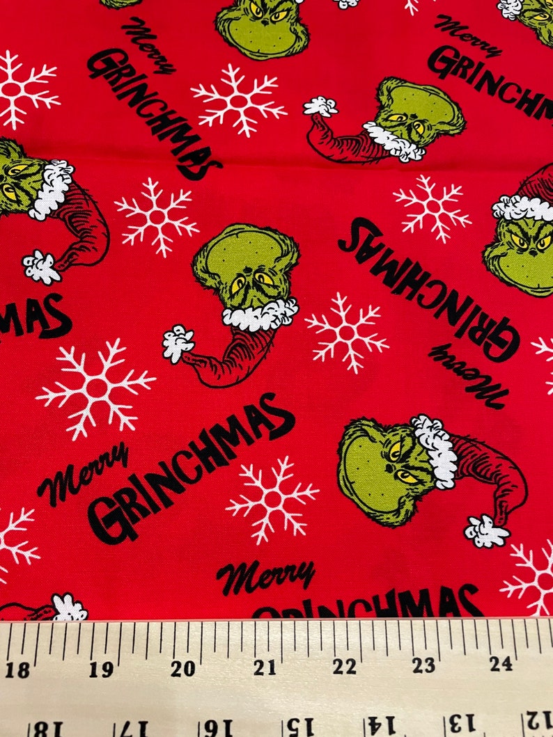 How the Grinch Stole Christmas Merry Grinchmas on a Red - Etsy