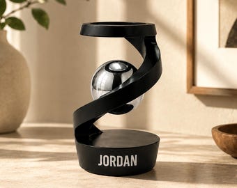 Personalized Gift for Men Who Have Everything, Custom Gyroscope Office Desk Toy