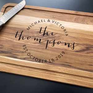 Personalized Cutting Board Wedding Gift, Customize your Bamboo Charcuterie Boards, Unique Bridal Shower Gift. Engraved Engagement Present, Custom Cutting Board, Personalized Cutting Board, Engraved Cutting Board, Christmas Gift, Wedding Gift, Walnut