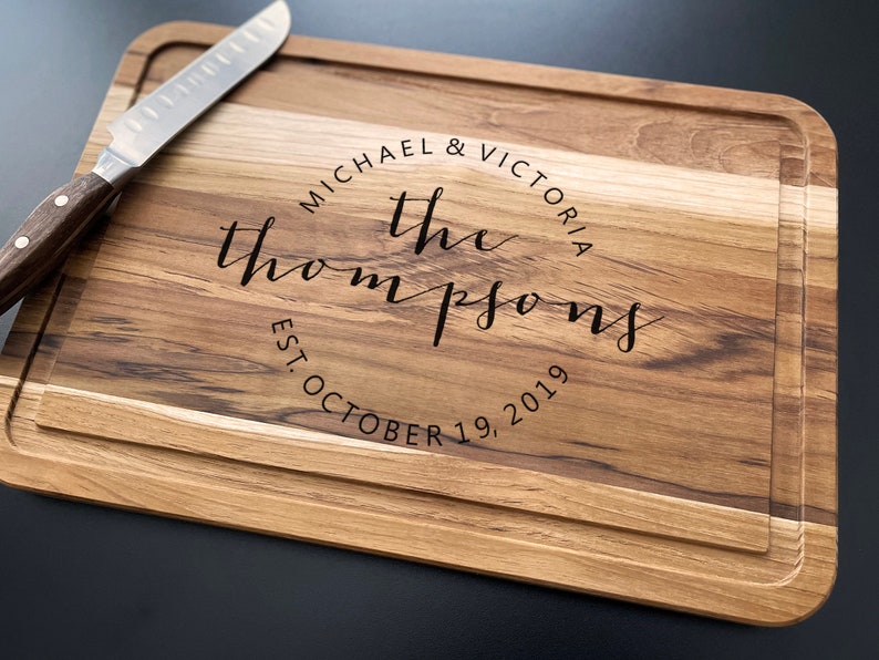 Personalized Cutting Board Wedding Gift, Customize your Bamboo Charcuterie Boards, Unique Bridal Shower Gift. Engraved Engagement Present, Custom Cutting Board, Personalized Cutting Board, Engraved Cutting Board, Christmas Gift, Wedding Gift, Walnut