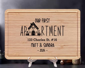 Housewarming Gift, Closing Gifts, Personalized Charcuterie Board,  Realtor Logo Gift for Client, New Home