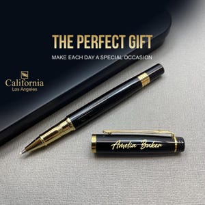 Custom Engraved Pen Personalized Pens for Men Personalized Corporate Gift, Business Gift Anniversary Gift, Groomsmen Gift Idea, Gift for Him