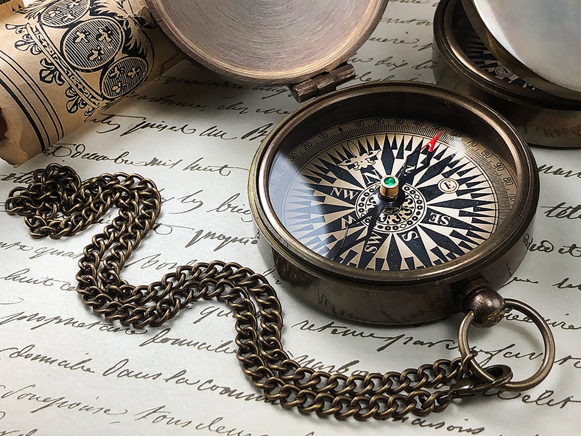 Personalized Compass Custom Engraved Compass for Husband Etsy