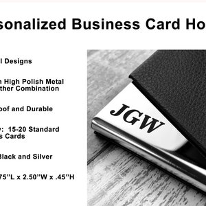 Personalized business card holder Cards Case Custom Engraved Fathers Day Gifts for Him Men Dad Boyfriend Gift For Her Women Mom Realtor Boss pocket card holder personalized gift, new job gift business card case engraved card case
corporate gifts