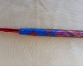 Polymer Clay Crochet Hook, Ergonomic Crochet Hook, Custom Crochet Hook, Arthritis Crochet Hook, Boye Like Crochet Hook, Size I Hook
