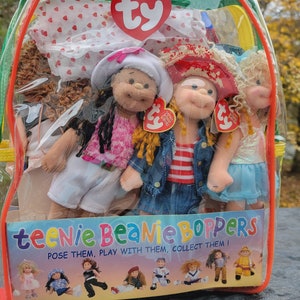 Ty Beanie Boppers Back Pack with Dolls Included, Ty Collectibles, Ty Boppers