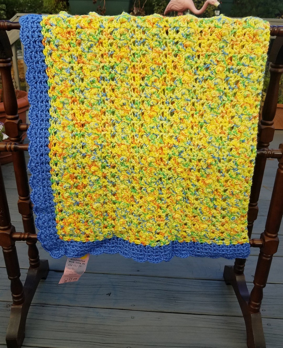 Crocheted Baby Blanket, Crib Blanket, Hand made Blankets, Acrylic
