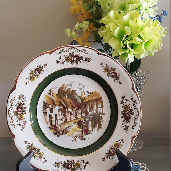Ascot Service Plate by Wood & Sons Decorative Wall Plate, Wall Plates, Vintage Wall Plates
