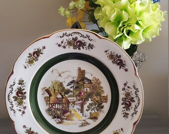 Ascot service plate by Wood and Sons England, Wall Plate Decor, Vintage Wall Plates