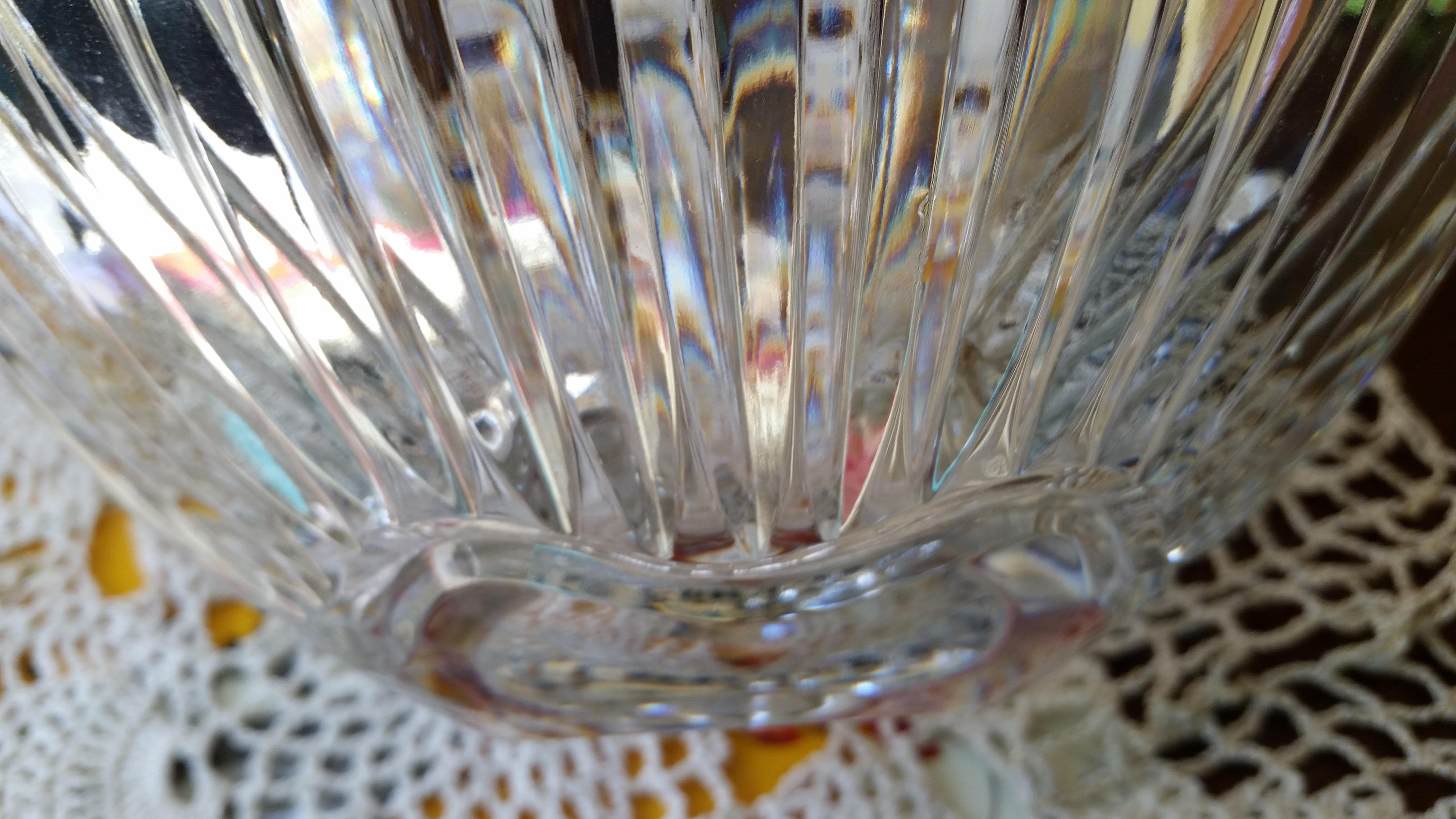 Mikasa Crystal Bowl Mikasa Slovenia Bowl Crystal Ribbed Bowl Etsy