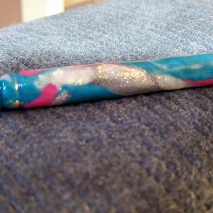 Polymer Clay Crochet Hook, Susan Boye, Size G crochet hook,   Arthritic Crochet Hooks, Covered Crochet Hooks, Hand made crochet hook,